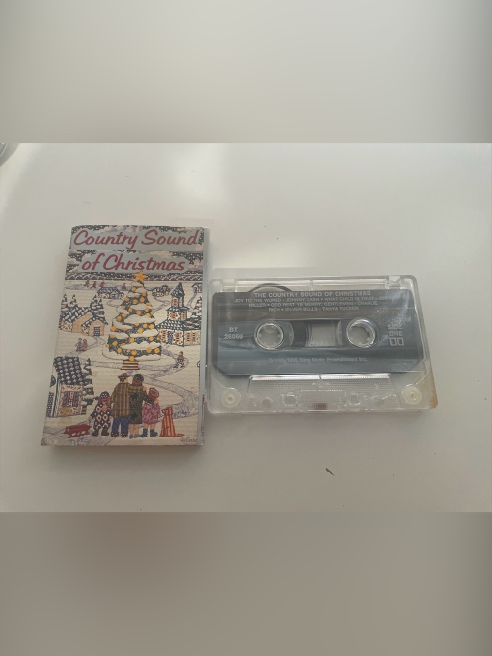 Country Sound Of Christmas Cassette Vintage Holiday Cassette Tape